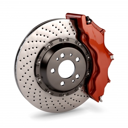 Brake caliper and rotor