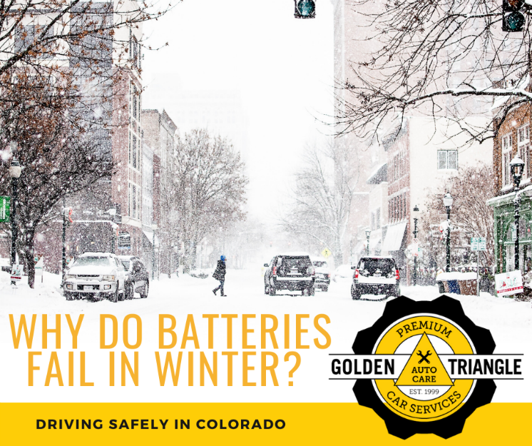 Why Car Batteries Fail in Winter - Snowy Downtown Denver Street with Cars