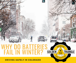Why Do Batteries Fail in Winter - Snowy Downtown Denver Winter Street with Cars