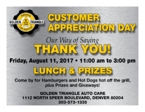 Customer Appreciation Day August 11 2017