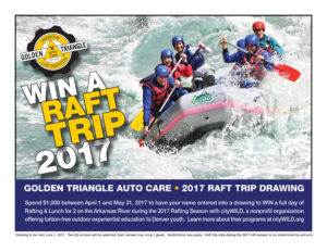 Win a Raft Trip for Two on the Arkansas River in 2017 Raft Season