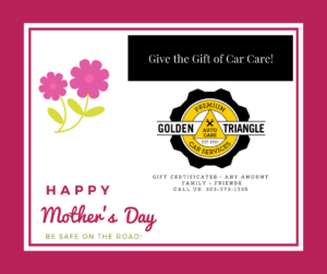 Mother's Day Car Care Gift Certificate