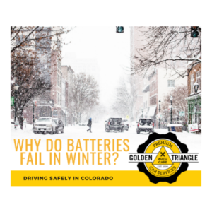 Why Do Car Batteries Fail in Winter - Snowy Downtown Denver Street with parked cars