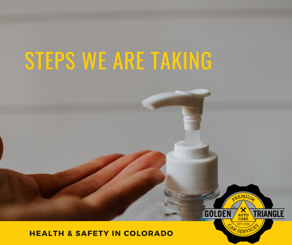 Hand Sanitizer Steps We Are Taking Health & Safety in Colorado