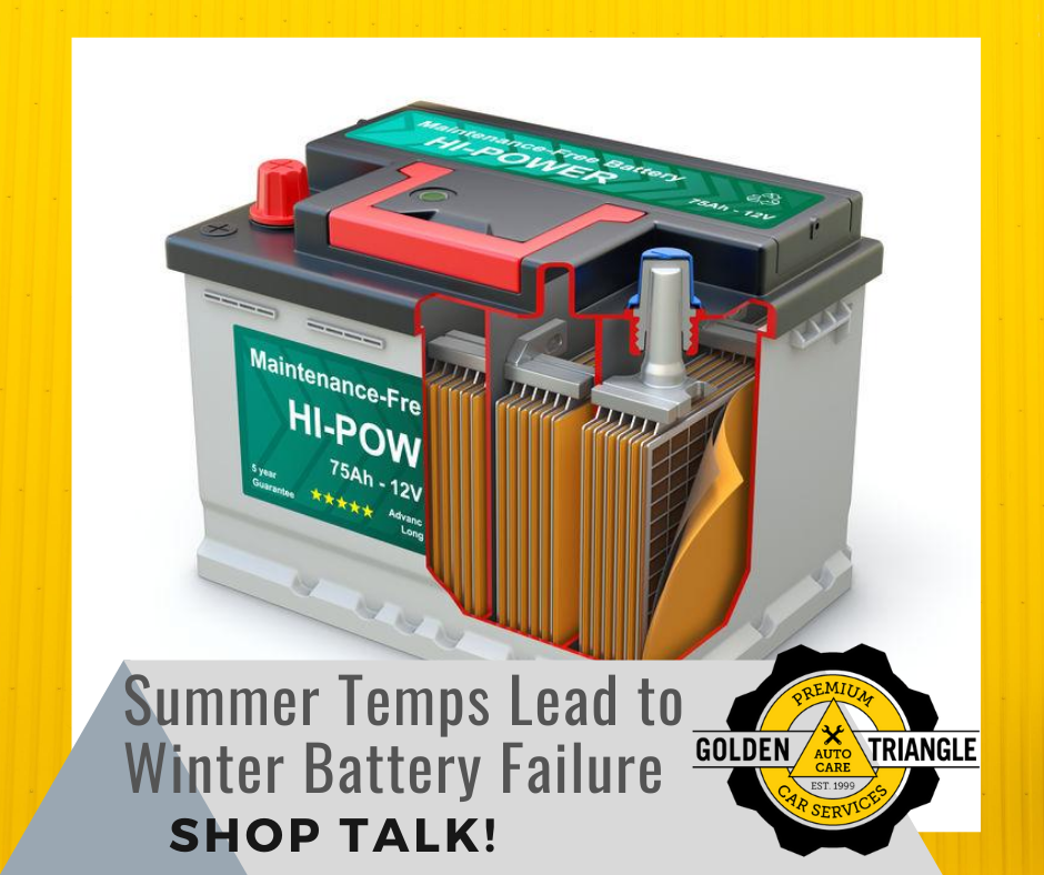 Summer Temps Lead to Winter Battery Failure Shop Talk Cross Section of Car Battery