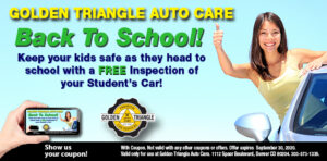 Back to School Free Student Vehicle Inspection