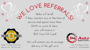 We Love Referrals - Earn a $25 Visa Gift Card