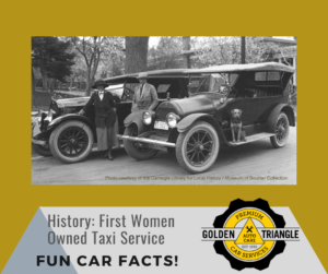 Molloy-MacLeay first women owned taxicab service in Boulder Colorado