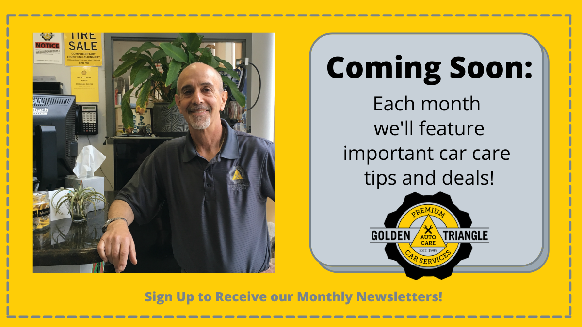 Coming Soon in 2022: Monthly Car Care Tips & Deals from Golden Triangle Auto Care